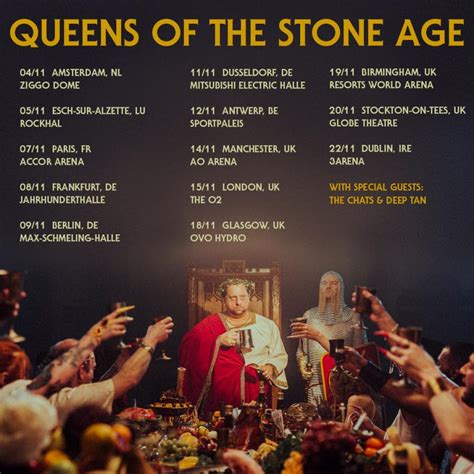 Queens of the Stone Age Setlist at Jahrhunderthalle, Frankfurt